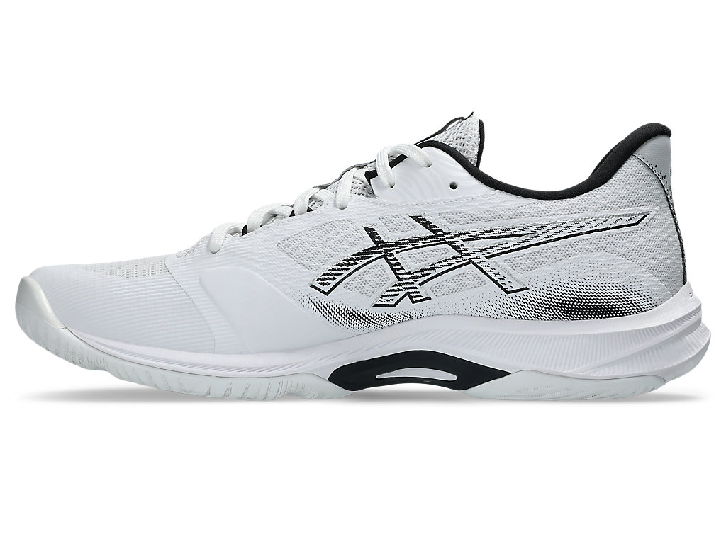 Shop ASICS Netburner Ballistic FF 4 Sepatu Volley Putih/Hitam 1053A070-100