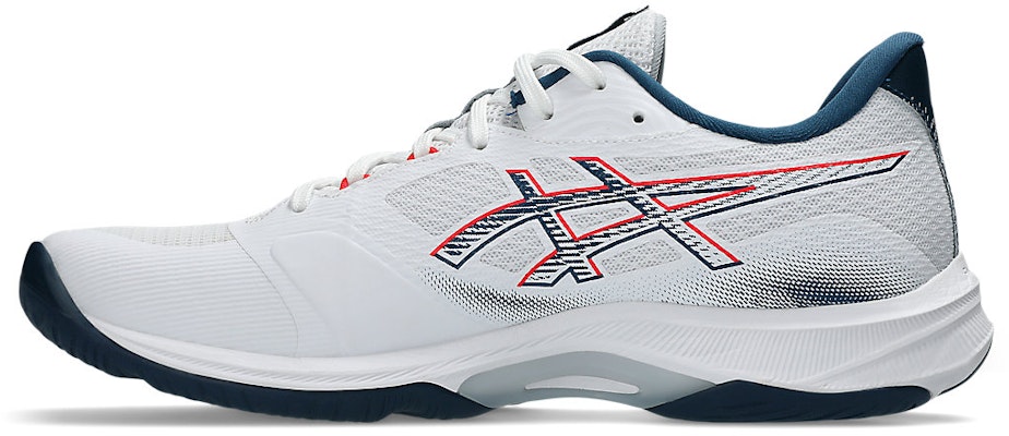 아식스 넷버너 발리스틱 FF 4 배구화 화이트/마코 블루 1053A070-101 Shop 아식스 넷버너 발리스틱 FF 4 배구화 화이트/마코 블루 1053A070-101