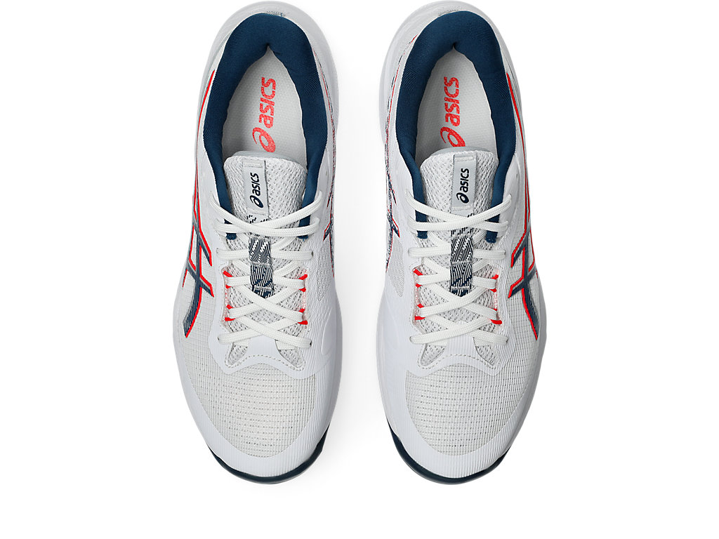 Details for 아식스 넷버너 발리스틱 FF 4 배구화 화이트/마코 블루 1053A070-101