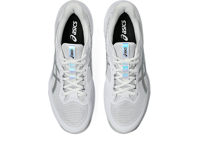 Sizing ASICS Netburner Ballistic FF 4排球鞋 白色/純銀色 1053A079-100