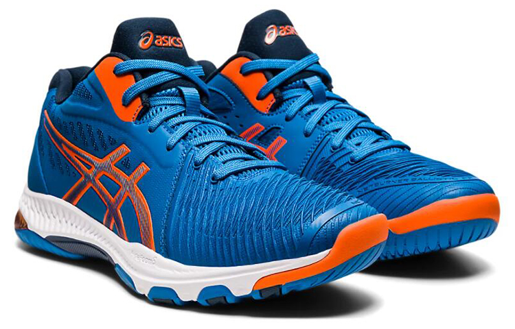 Lookbook ASICS Netburner Ballistic FF MT 2 Scarpe Running Blu/Arancione 1051A042-402