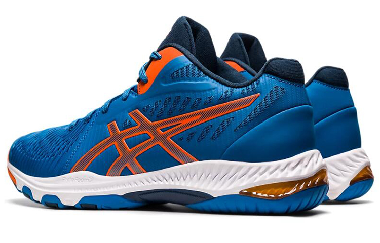 Shop ASICS Netburner Ballistic FF MT 2 Scarpe Running Blu/Arancione 1051A042-402