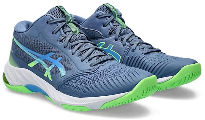 Asics Gel-Netburner Ballistic FF MT 3 減震耐磨 低筒 訓練鞋 男款 藍綠色 Lookbook Asics Gel-Netburner Ballistic FF MT 3 減震耐磨 低筒 訓練鞋 男款 藍綠色