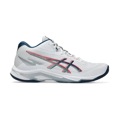 ASICS Netburner Ballistic FF MT 4 Volleyball Shoes White/Mako Blue