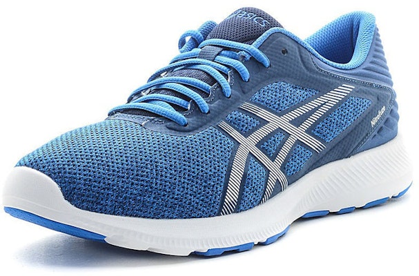 Asics Nitrofuze 緩衝透氣 低筒運動跑步鞋 藍銀 Lookbook Asics Nitrofuze 緩衝透氣 低筒運動跑步鞋 藍銀