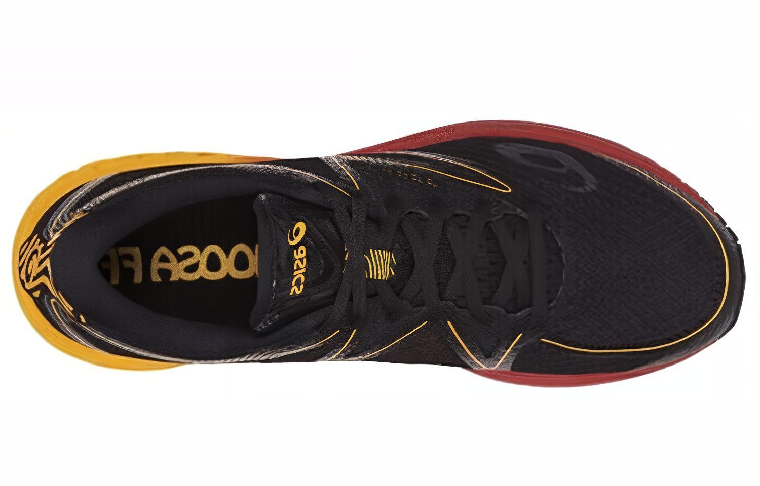 Lookbook ASICS Noosa FF /Rouge/Jaune ''Noir'' T722N-9004