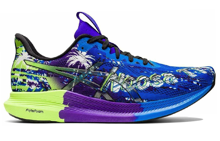 Order 亞瑟士 Noosa Tri 14 舒適 耐磨 低幫 跑步鞋 男款 靛藍紫