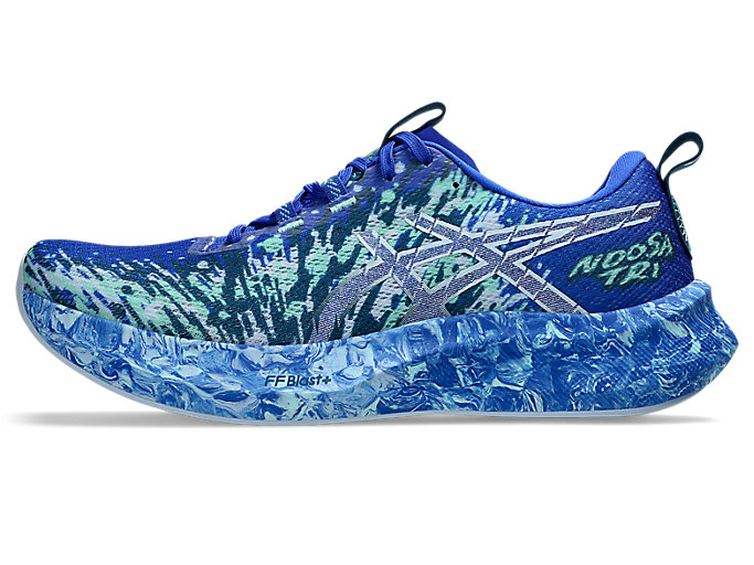 ASICS Noosa Tri 16 Multicolor Running Shoes. Neon Blue/Illuminate Mint 1011B872-404