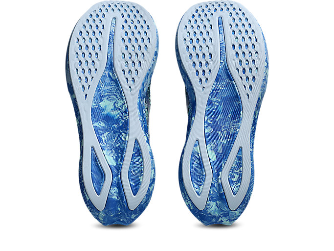 Sizing ASICS Noosa Tri 16 Multicolor Running Shoes. Neon Blue/Illuminate Mint 1011B872-404