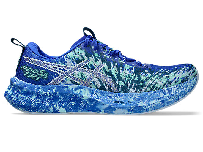 Cheap ASICS Noosa Tri 16 Multicolor Running Shoes. Neon Blue/Illuminate Mint 1011B872-404
