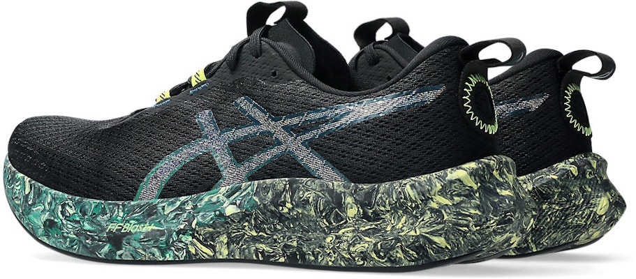 ASICS NOOSA TRI 16 黑色/翠绿色跑鞋 1011B872-004 Lookbook ASICS NOOSA TRI 16 黑色/翠绿色跑鞋 1011B872-004