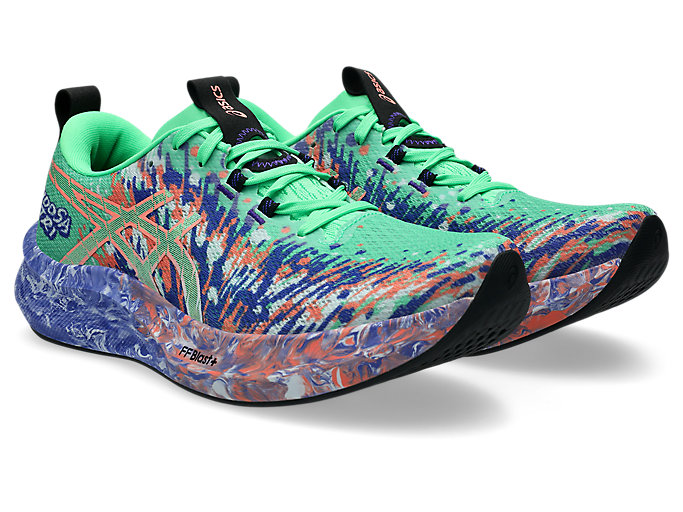 Lookbook ASICS NOOSA TRI 16 跑鞋 活力綠/鈷藍配色 1011B872-301