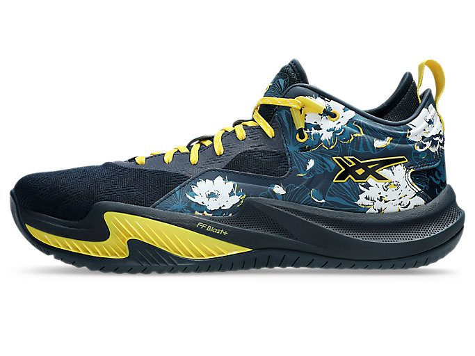 Cheap ASICS Nova Surge Low 2 Kasut Bola Keranjang Biru Perancis/Teal Gelap 1061A058-400