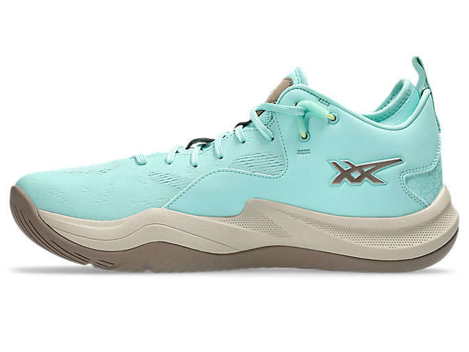 Shop ASICS Nova Surge Low 2 Basketball Shoes Oasis Green/Taupe Grey 1061A051-301