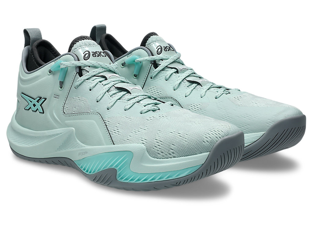 Order ASICS Nova Surge Low 2 籃球鞋 淡藍/螢光薄荷綠 1061A051-402