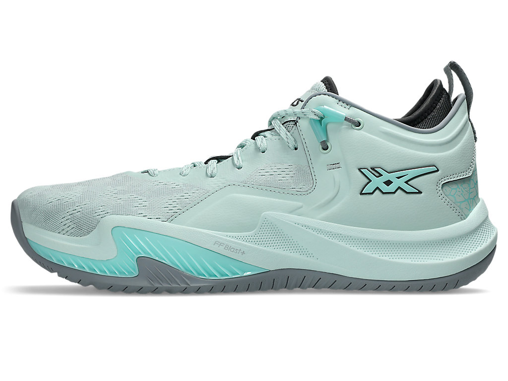 Cheap ASICS Nova Surge Low 2 籃球鞋 淡藍/螢光薄荷綠 1061A051-402