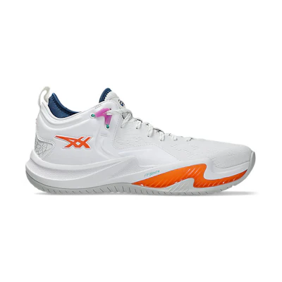 ASICS Nova Surge Low 2 Basketball Shoes White/Sun Peach