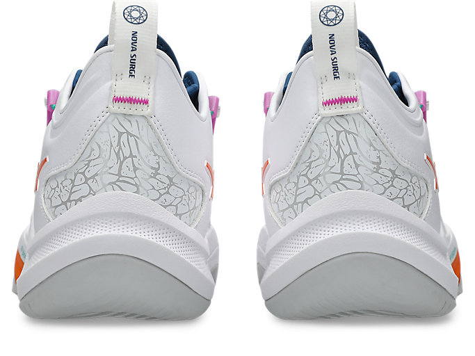 Purchase ASICS Nova Surge Low 2 Kasut Bola Keranjang Putih/Sun Peach 1061A051-101