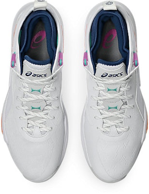 ASICS Nova Surge Low 2 Kasut Bola Keranjang Putih/Sun Peach 1061A051-101 Details for ASICS Nova Surge Low 2 Kasut Bola Keranjang Putih/Sun Peach 1061A051-101