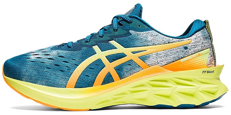 ASICS Novablast 2 'Deep Seal Teal Glow Yellow' 1011B445-400 Buy ASICS Novablast 2 'Deep Seal Teal Glow Yellow' 1011B445-400