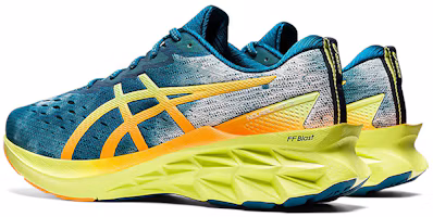 Shop ASICS Novablast 2 'Azul Teal Profundo y Amarillo Glow' 1011B445-400