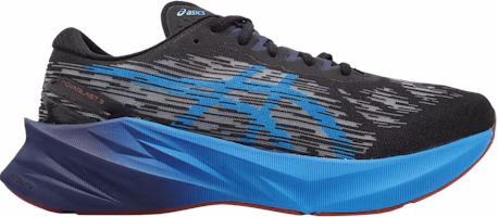 ASICS Novablast 3 2E Wide 'Black Island Blue' 1011B459-004 ASICS Novablast 3 2E Wide 'Black Island Blue' 1011B459-004