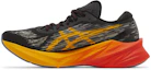 Lookbook ASICS Novablast 3 ''Noir Orange'' 1011B458-001