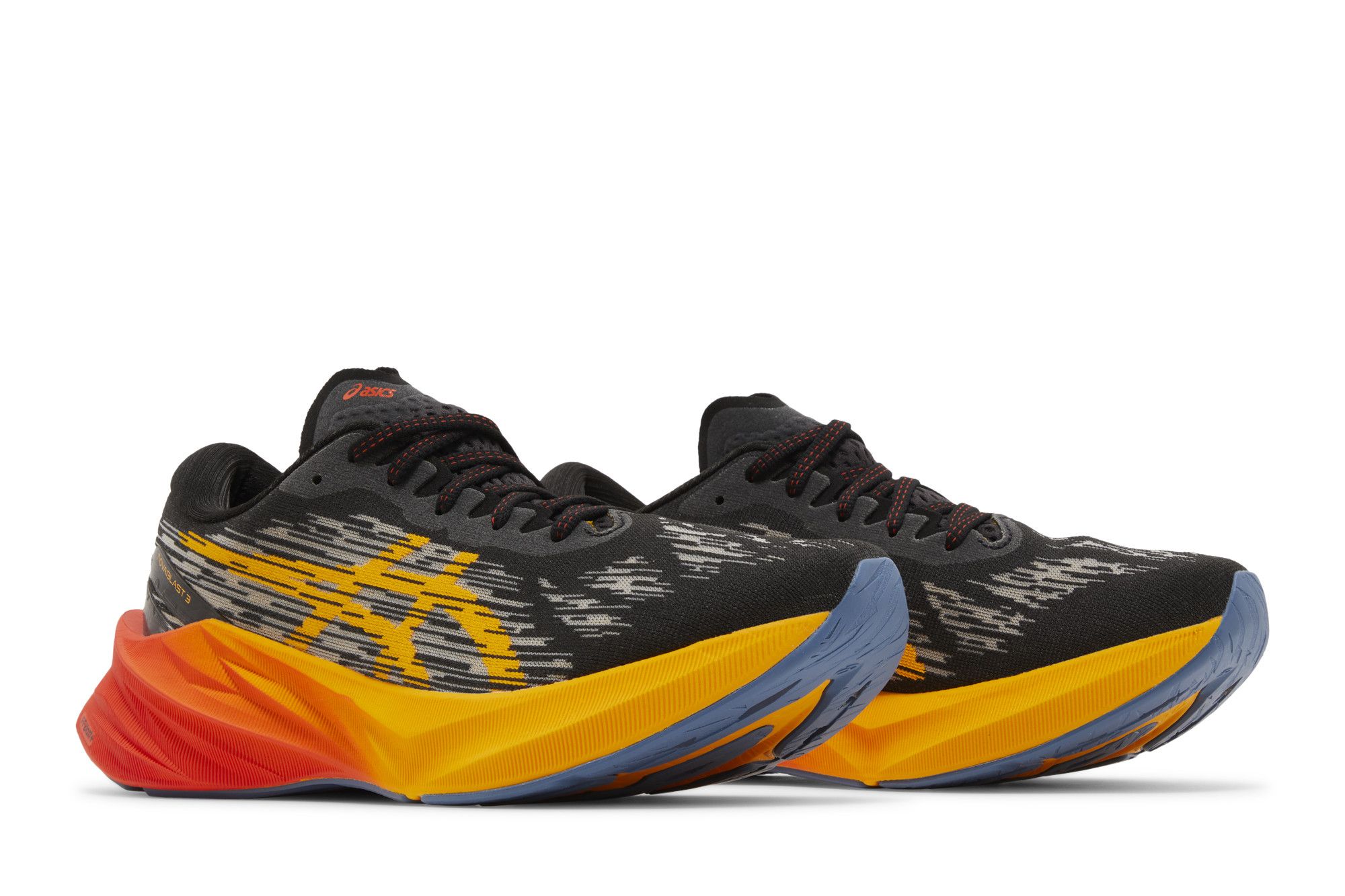 Cheap ASICS Novablast 3 ''Noir Orange'' 1011B458-001