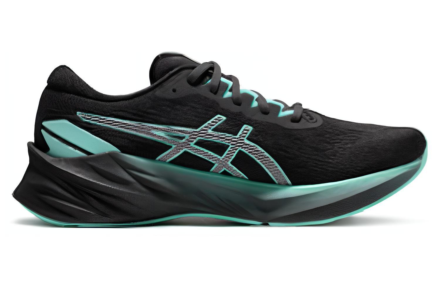 Order Asics Novablast 3 Llte-Show 耐磨透氣 低筒 跑步鞋 黑灰