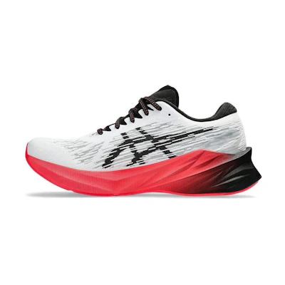 ASICS Novablast 3 Wide 'White Black Electric Red'