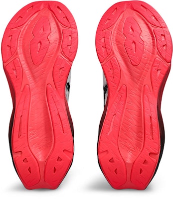 ASICS Novablast 3 宽版 '白色 黑色 电光红' 1011B459-104 Details for ASICS Novablast 3 宽版 '白色 黑色 电光红' 1011B459-104