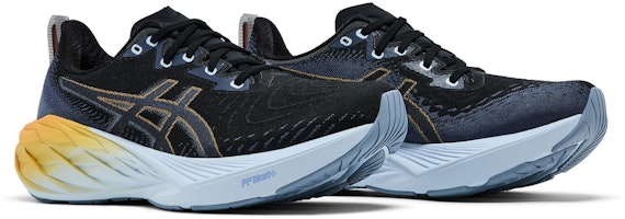ASICS Novablast 4 'Hitam Thunder Biru' 1011B693-001 Cheap ASICS Novablast 4 'Hitam Thunder Biru' 1011B693-001