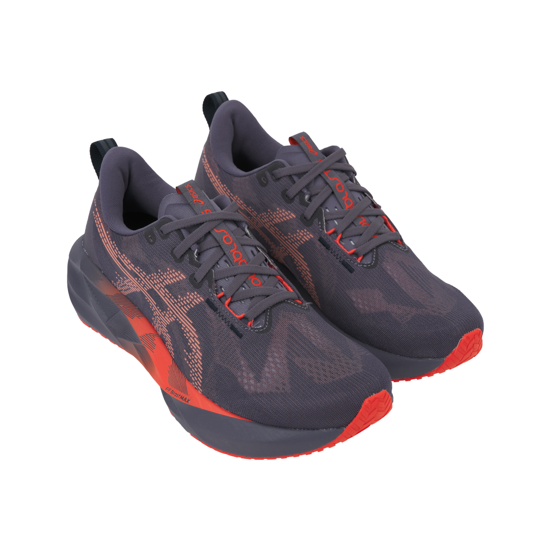 Shop ASICS Novablast 5 灰紫珊瑚礁 1011B974-500 1011B974-500