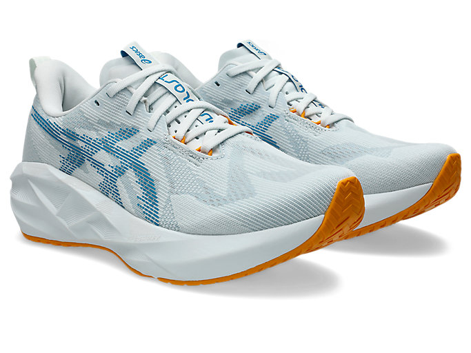 Order ASICS Novablast 5 Kasut Lari Arctic Blue/Aegean Blue 1011B974-407