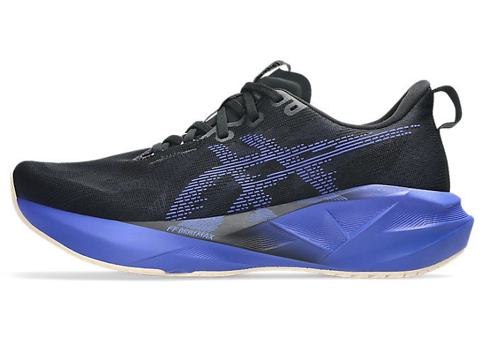 Cheap ASICS NOVABLAST 5 Kasut Lari Hitam/Cobalt Burst 1011B974-004
