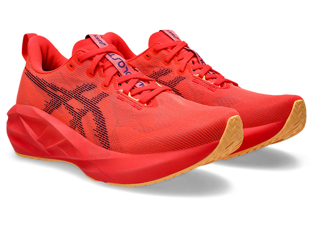 Order 亚瑟士 Novablast 5 跑鞋 闪光红/江户紫 1011B974-600