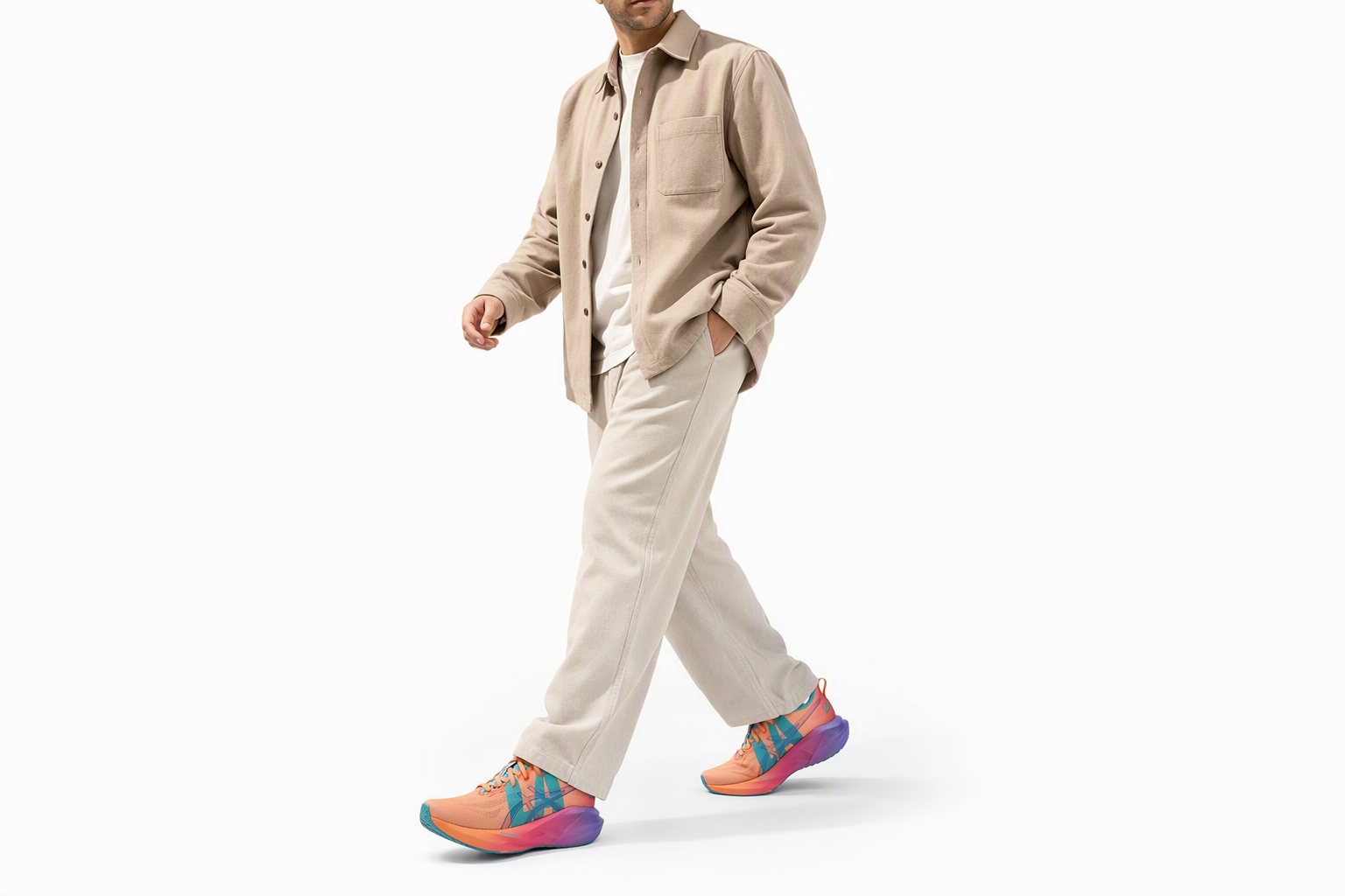 Order ASICS Novablast 5 跑鞋 沙漠杏/紫晶配色 1013A213-800