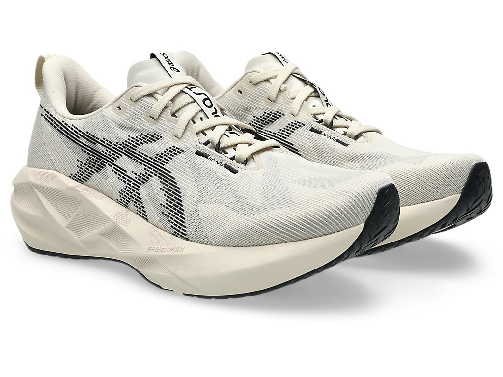 Shop ASICS Novablast 5 Kasut Larian Oatmeal/Hitam 1011B974-250