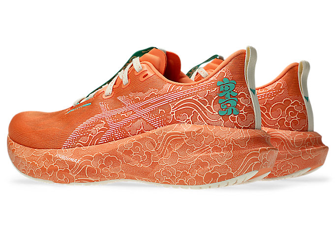 Lookbook ASICS Novablast 5 Tokyo 跑鞋 日落桃/白 1013A206-700