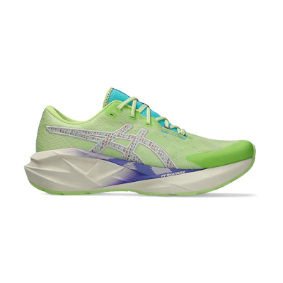 ASICS Novablast 5 Trail Running Shoes Nature Bathing/Lime Green