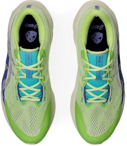 ASICS Novablast 5 Sepatu Lari Trail Nature Bathing/Lime Green 1011C025-300 Details for ASICS Novablast 5 Sepatu Lari Trail Nature Bathing/Lime Green 1011C025-300