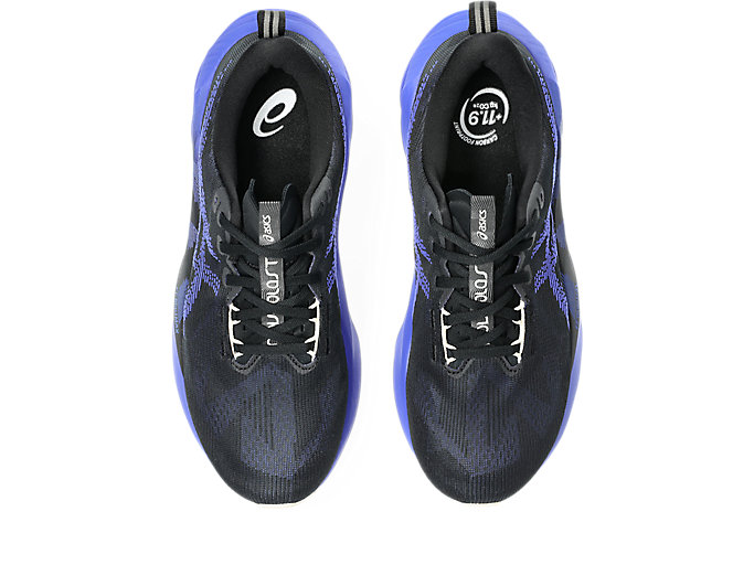 Details for ASICS NOVABLAST 5 WIDE Kasut Larian Hitam/Biru Cobalt 1011B975-004