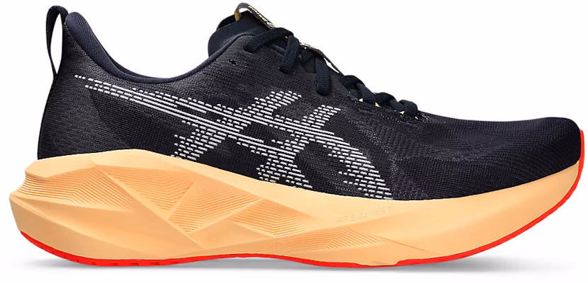 ASICS NOVABLAST 5 WIDE Running Shoes Midnight/Orange Glow 1011B975-404 Buy ASICS NOVABLAST 5 WIDE Running Shoes Midnight/Orange Glow 1011B975-404