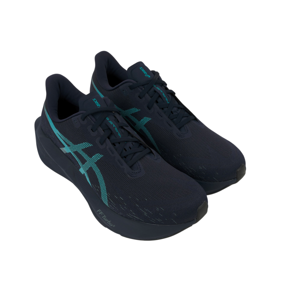 Shop ASICS Novablast 6 bleu nuit et aqua 1011C243-402