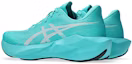 Lookbook ASICS Novablast 6 Running Shoes Energy Aqua/White 1011C243-400