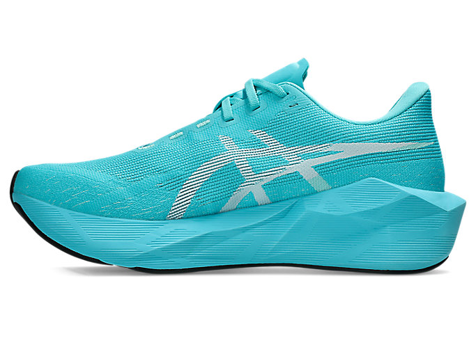 Shop ASICS Novablast 6 Running Shoes Energy Aqua/White 1011C243-400