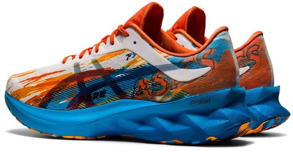 ASICS Novablast 'Aqua Digital Naranja Caléndula' 1011B239-400 Shop ASICS Novablast 'Aqua Digital Naranja Caléndula' 1011B239-400
