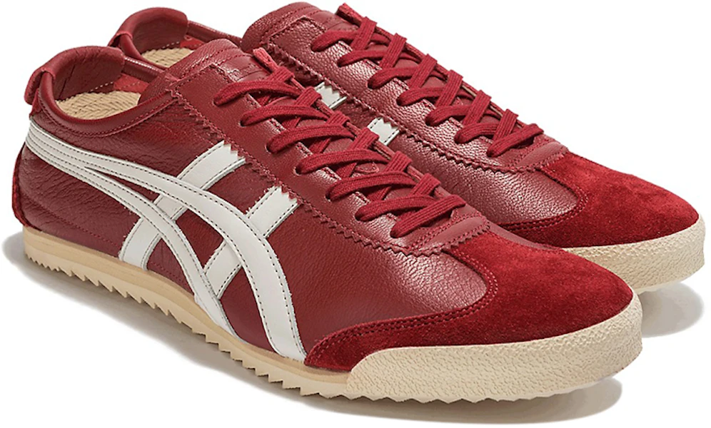 ASICS Onitsuka Tiger Mexico 66 Deluxe ''Bordeaux Blanc'' 1181A436-600 Lookbook ASICS Onitsuka Tiger Mexico 66 Deluxe ''Bordeaux Blanc'' 1181A436-600