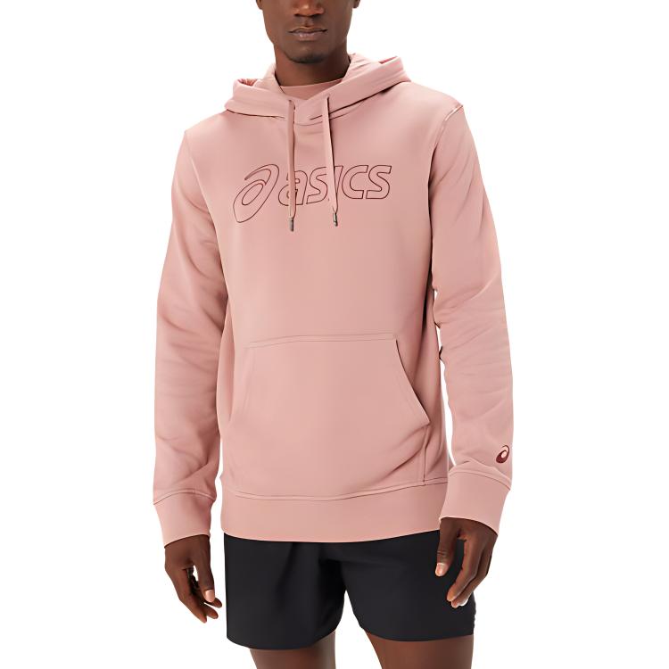 ASICS OTH Quick-Dry Comfortable Logo Hoodie Men’s Plum/Antique Red 2031E187-600