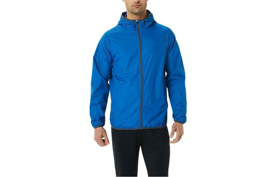 ASICS Packable Jacket Logo Hooded Zip-Up Long Sleeve Jacket 2011B970-424